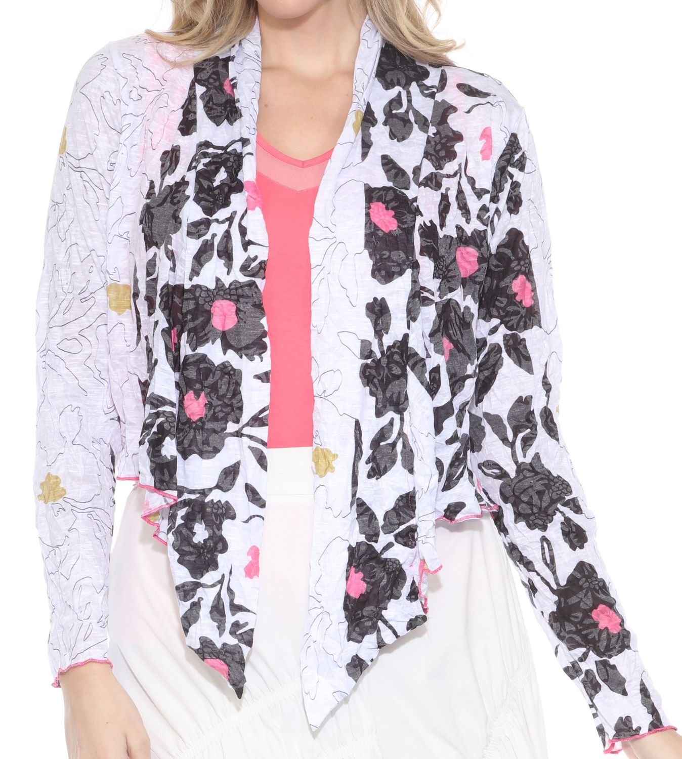 Claire Cardigan - Noir Bloom