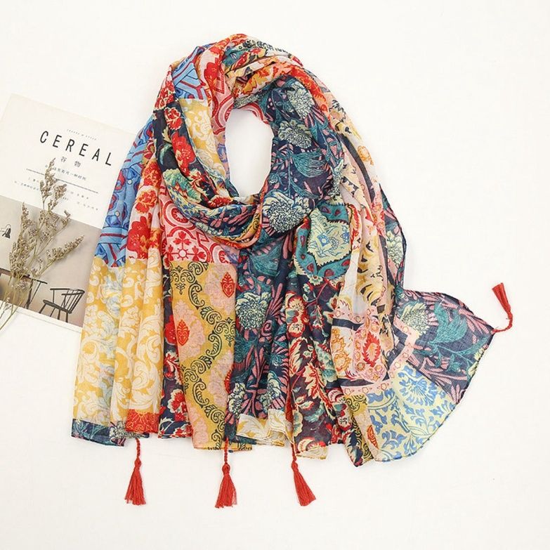 Japanese Style Fresh Pattern Scarf