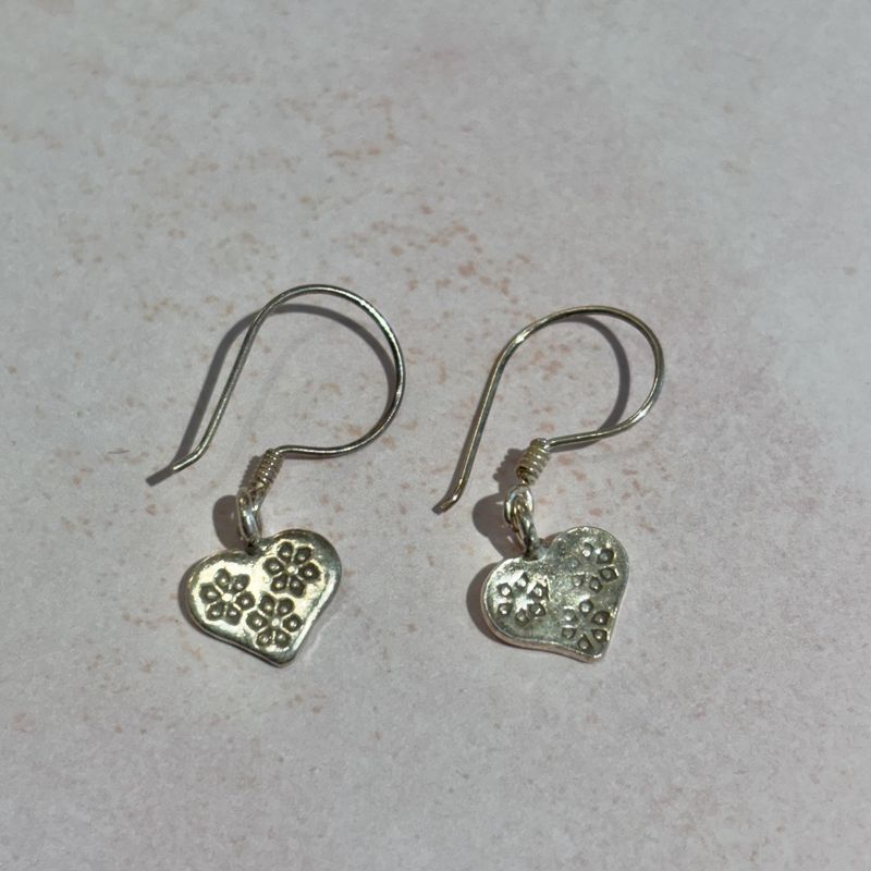 Sterling Silver Heart Earrings
