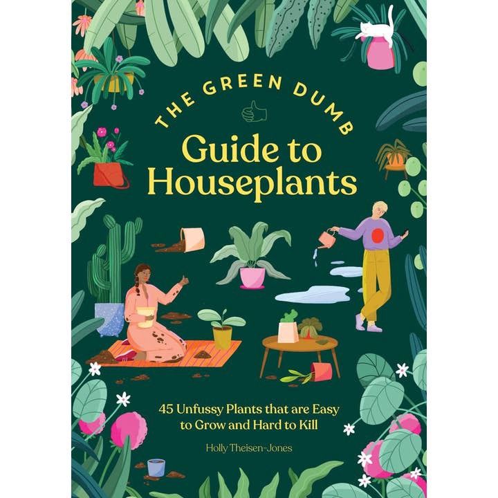 Green Dumb Guide to Houseplants Book