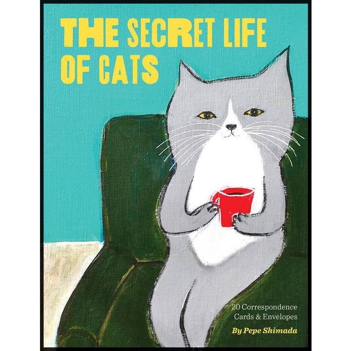 Secret Life of Cats Notecards