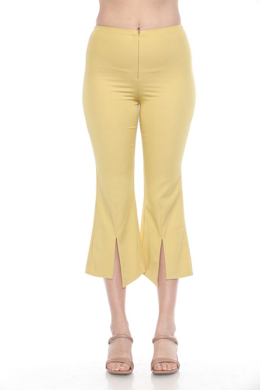 Mustard Split Leg Pant