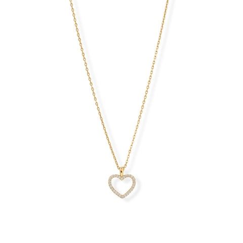 CZ Heart Necklace