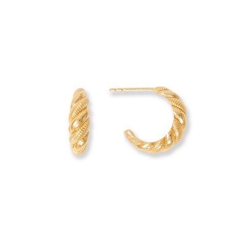 Textured Twist Earrings