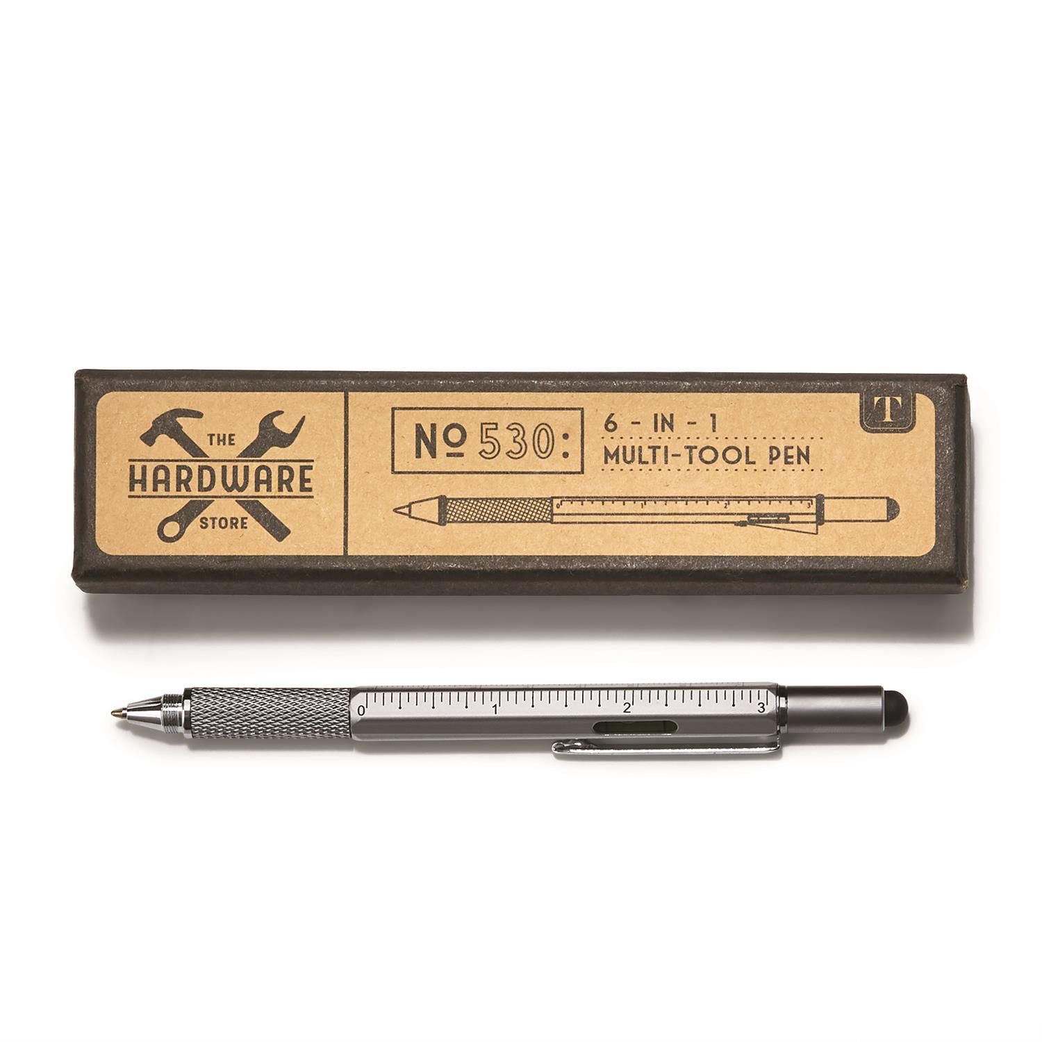 6 in 1 Multi Tool Pen in Gift Box