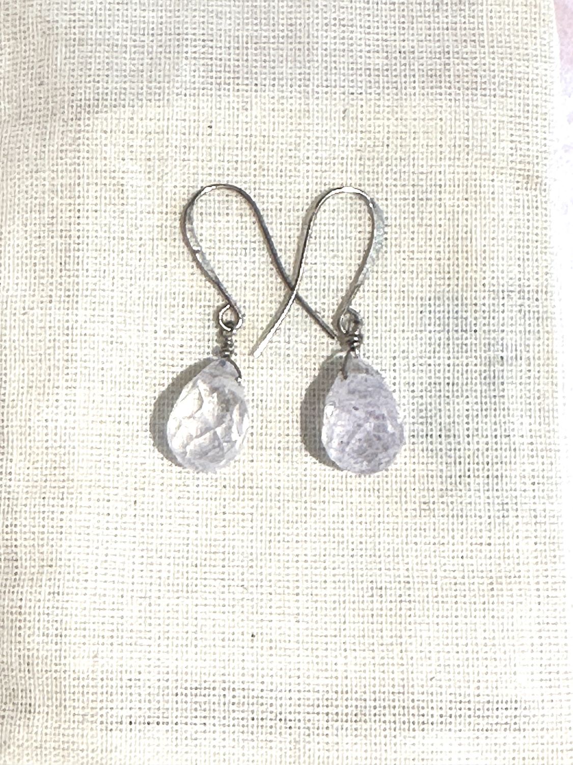Crystal Faceted Earrings