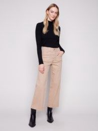 Cropped Wide Leg Pants