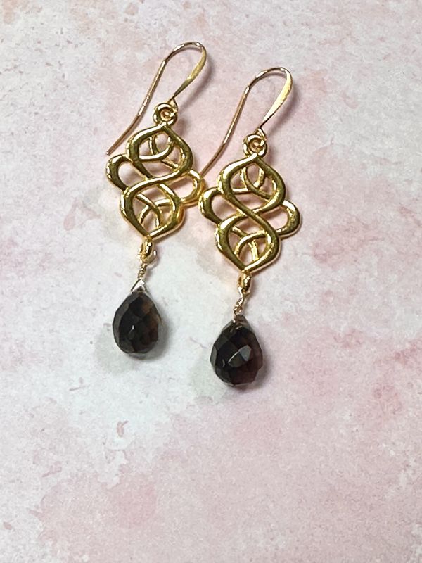 Smoky Quartz Earrings