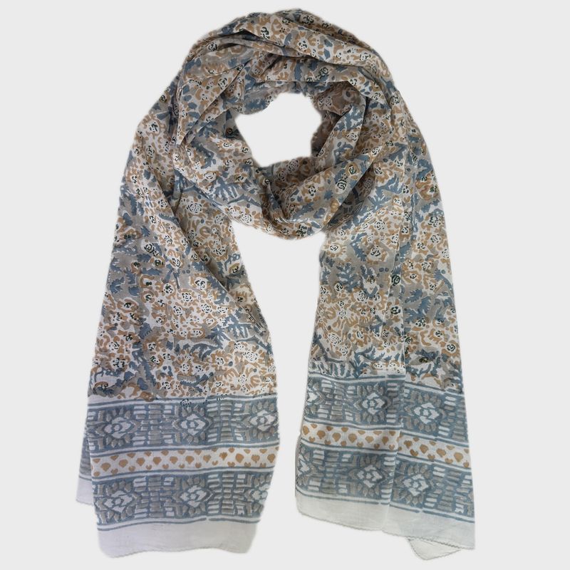 Handblocked Scarves