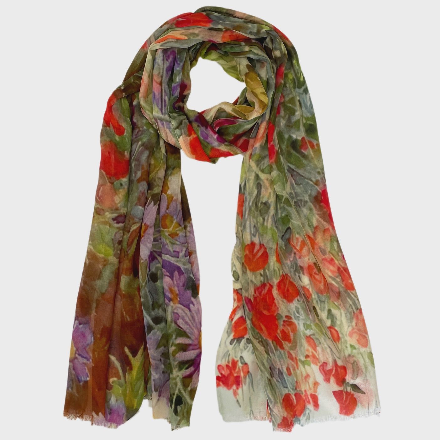 Garden Flowers Scarf