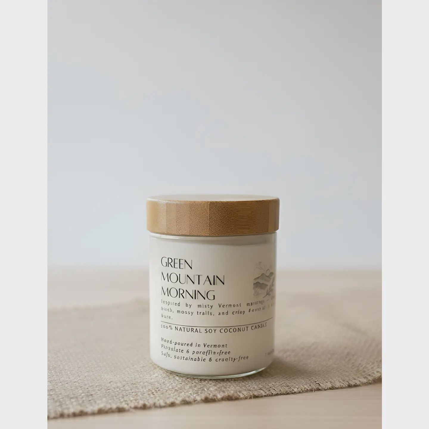 Green Mountain Morning Soy Candle