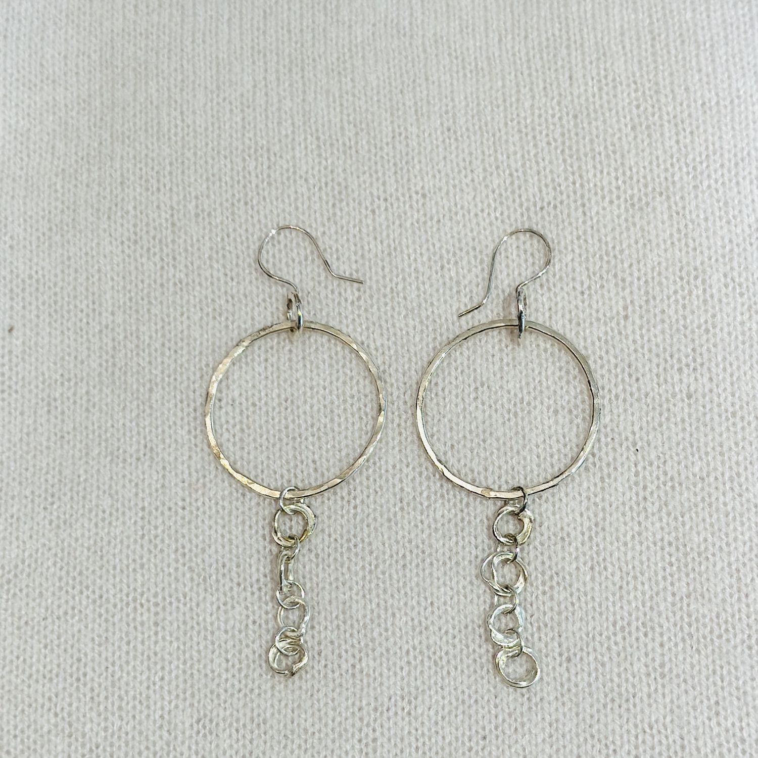 Big Hoop Link Earrings