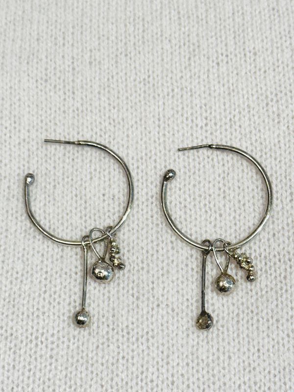 Charm Hoops with Post