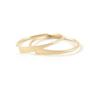 Sleeper Earrings in Gold or Silver, Color: Gold Filled