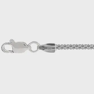 Coreana Sterling Silver Oxidized 18&quot; Chain