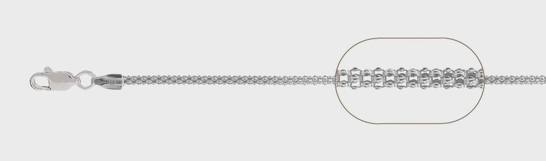 Coreana Sterling Silver Oxidized 30&quot; Chain