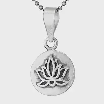 Balance Sterling Silver Lotus Pendant