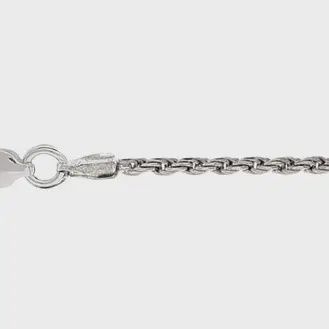 Sterling Silver Oxidized 24&quot; Rope Chain