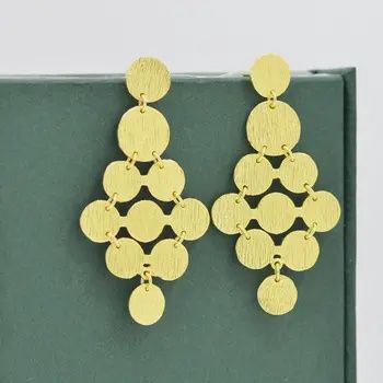 Caroline Boho Chic Earrings Gold Plated