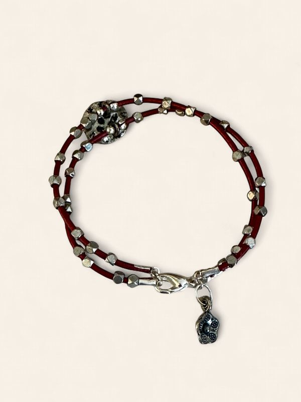 Studded Leather Bracelet