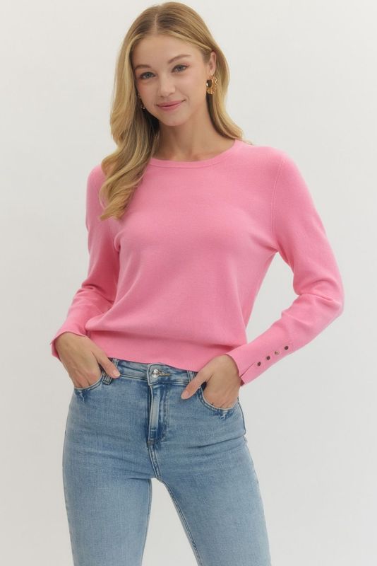 Happy Pink Sweater