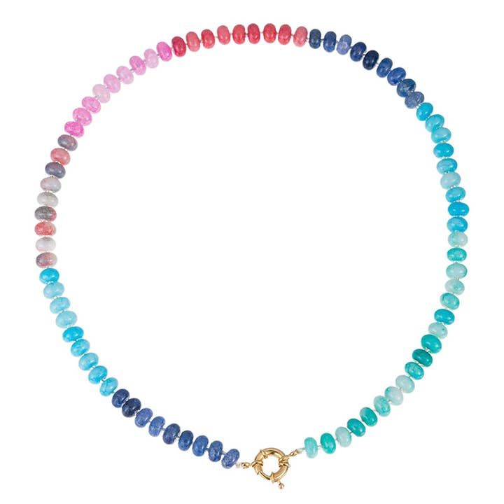 Colorful Beaded Necklaces, Color: #7