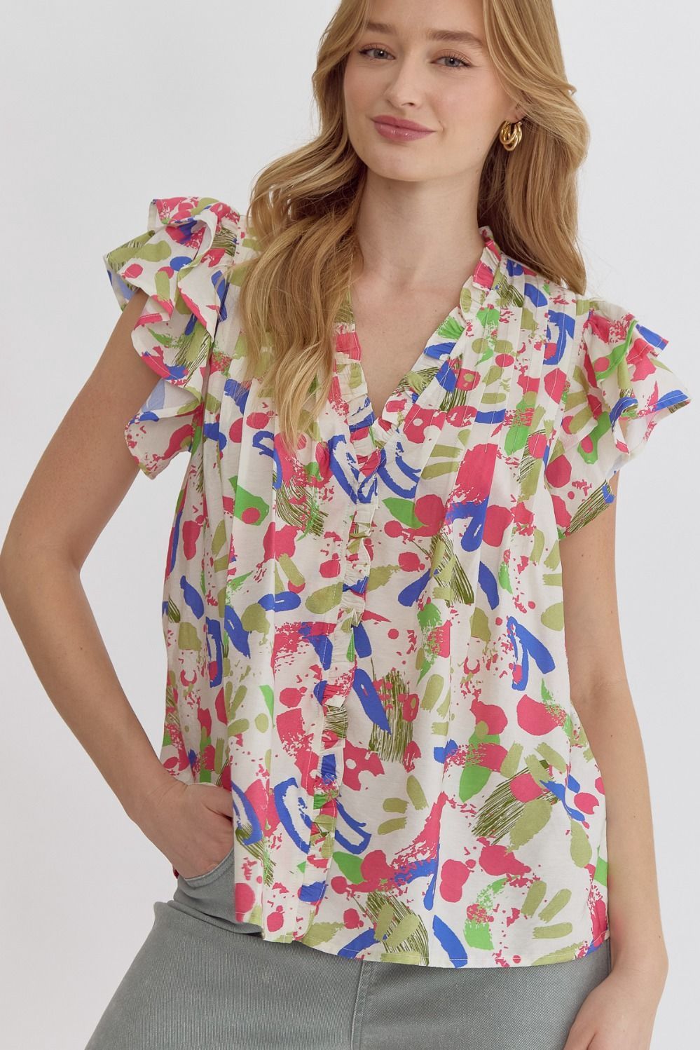 Brushstroke Top