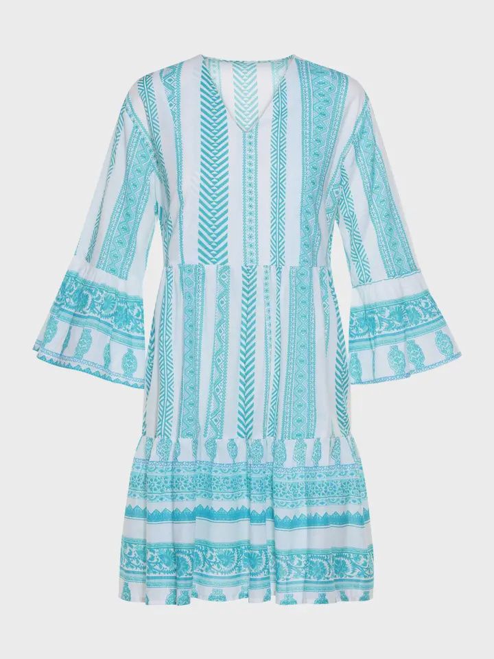 Teal Taos Dress