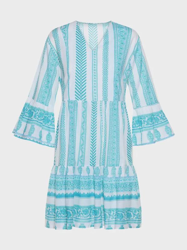 Teal Taos Dress