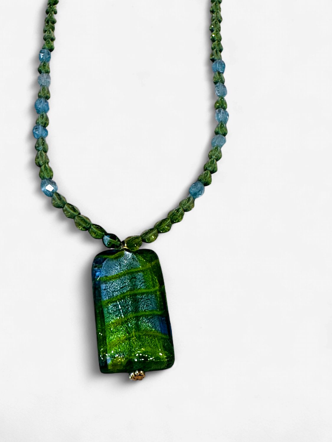 Murano Glass and Bead Necklace