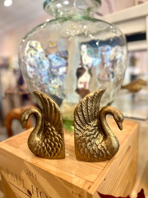Swan Bookends