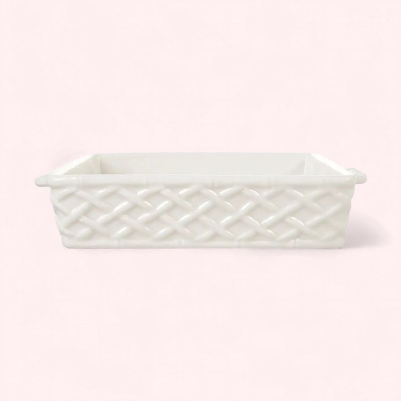 Stoneware  Basket Baker