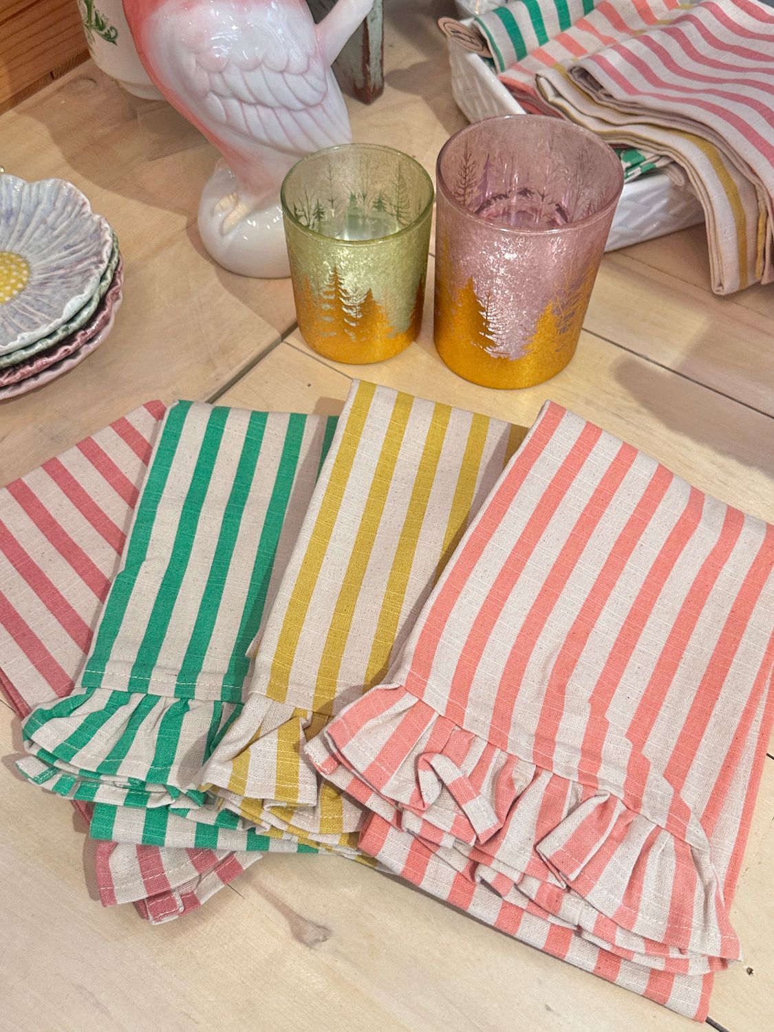 Striped Cotton Tea Towels