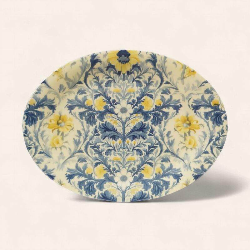 Botanical Art Serving Platter