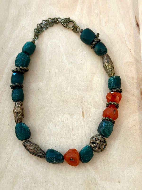 Aventurine &amp; Carnelian Necklace