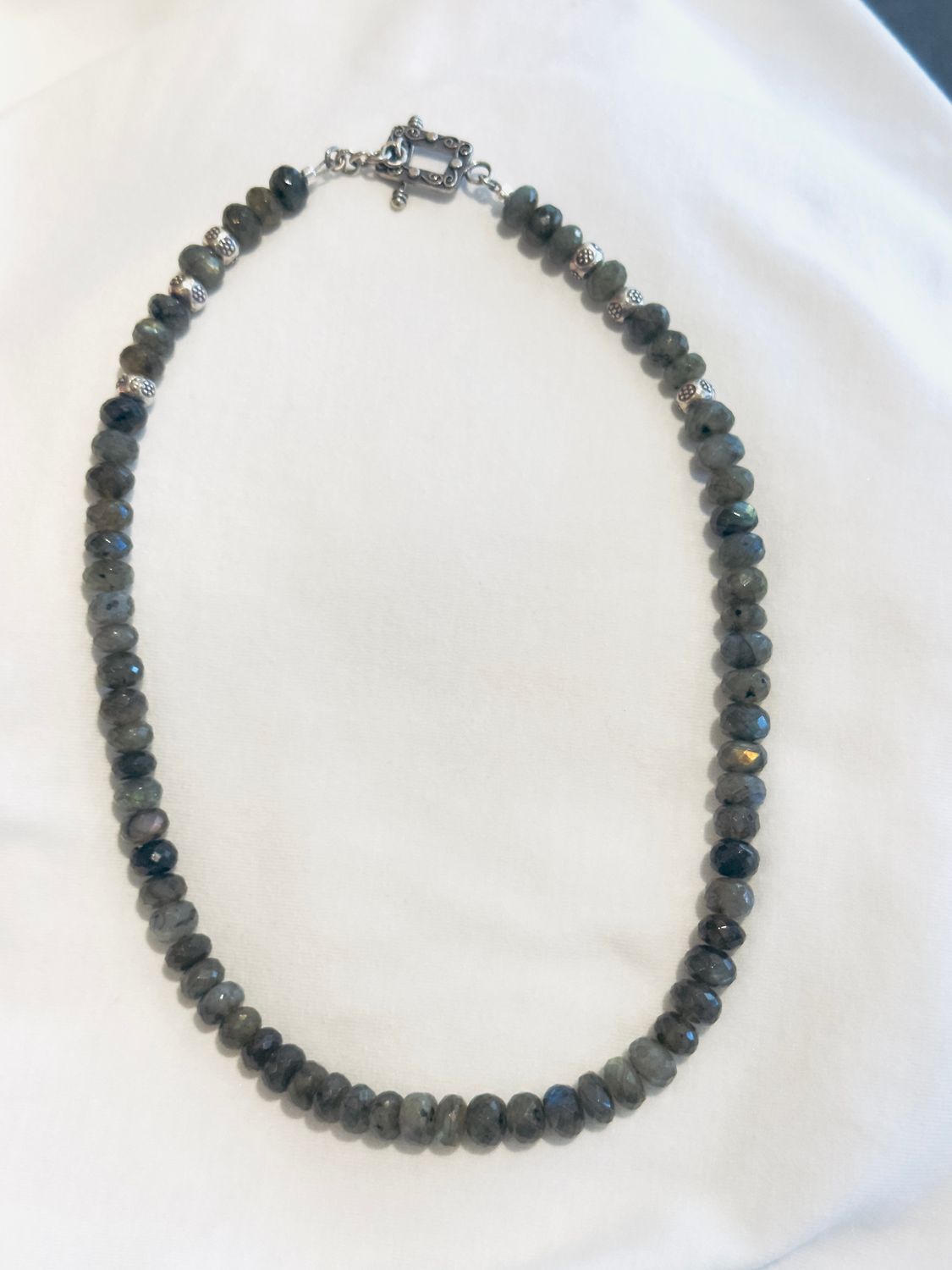 Labradorite &amp; Sterling Necklace