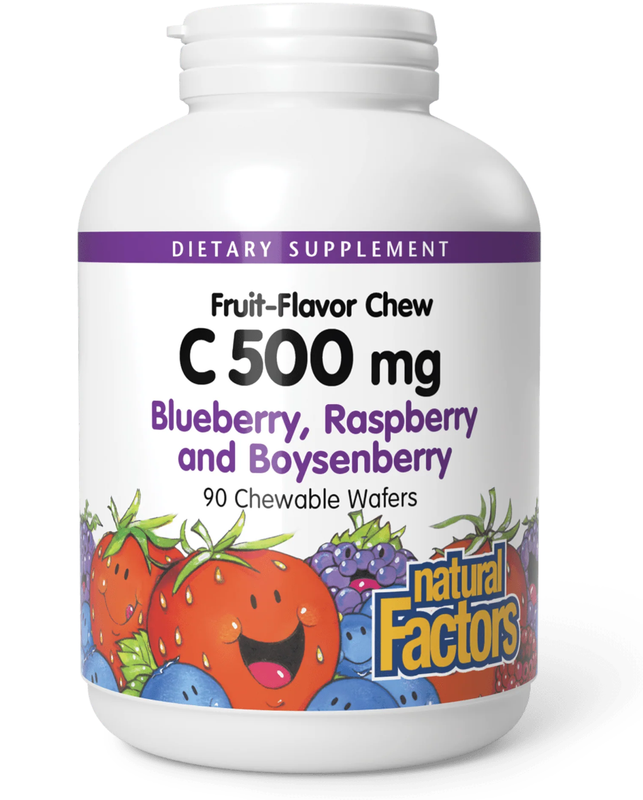 Vitamin C 500 mg 100% Fruit Chew Berry