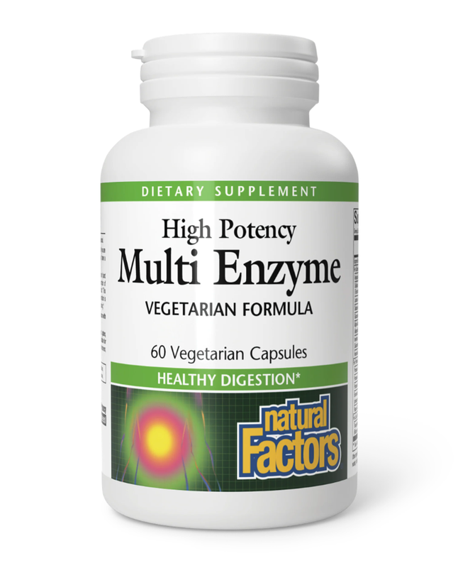 High Potency Multi Enzyme Vegetarian Formula 60 capsules