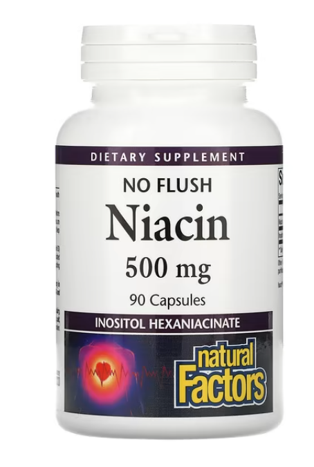 B3 No Flush Niacin 500mg 