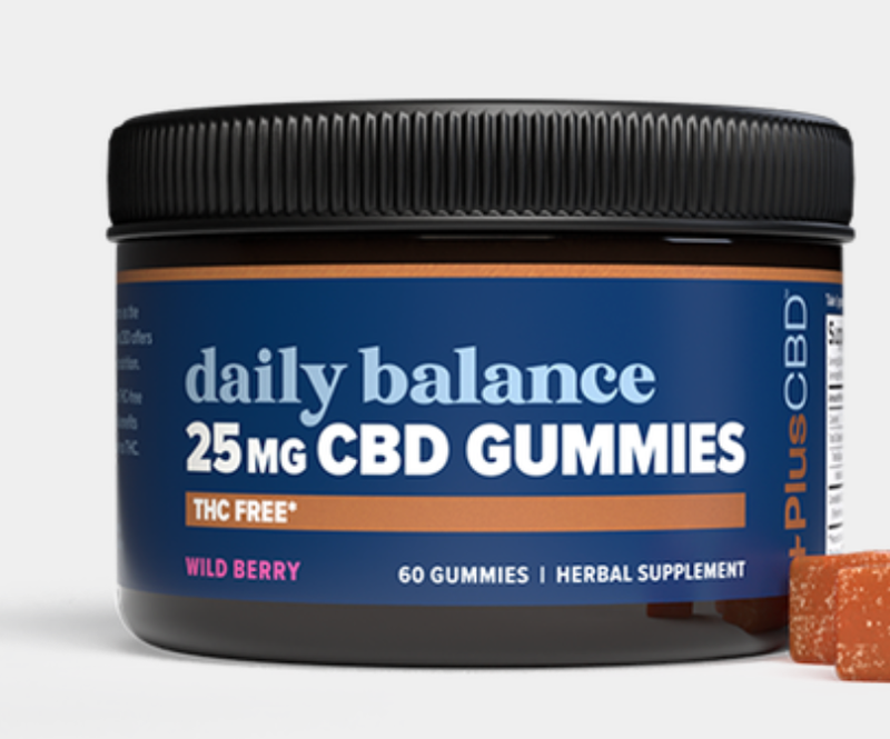 THC Free Gummies 25mg 60ct Wild Berry