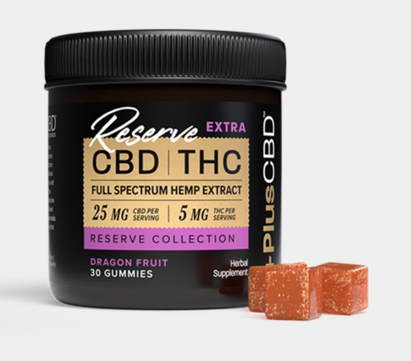 Reserve EXTRA CBD Gummies | 25mg CBD, 5mg THC 30ct