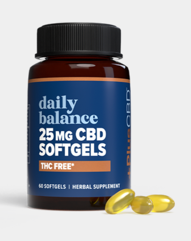 Cbd Thc Free 25 Mg Cbd Softgels 30 Count