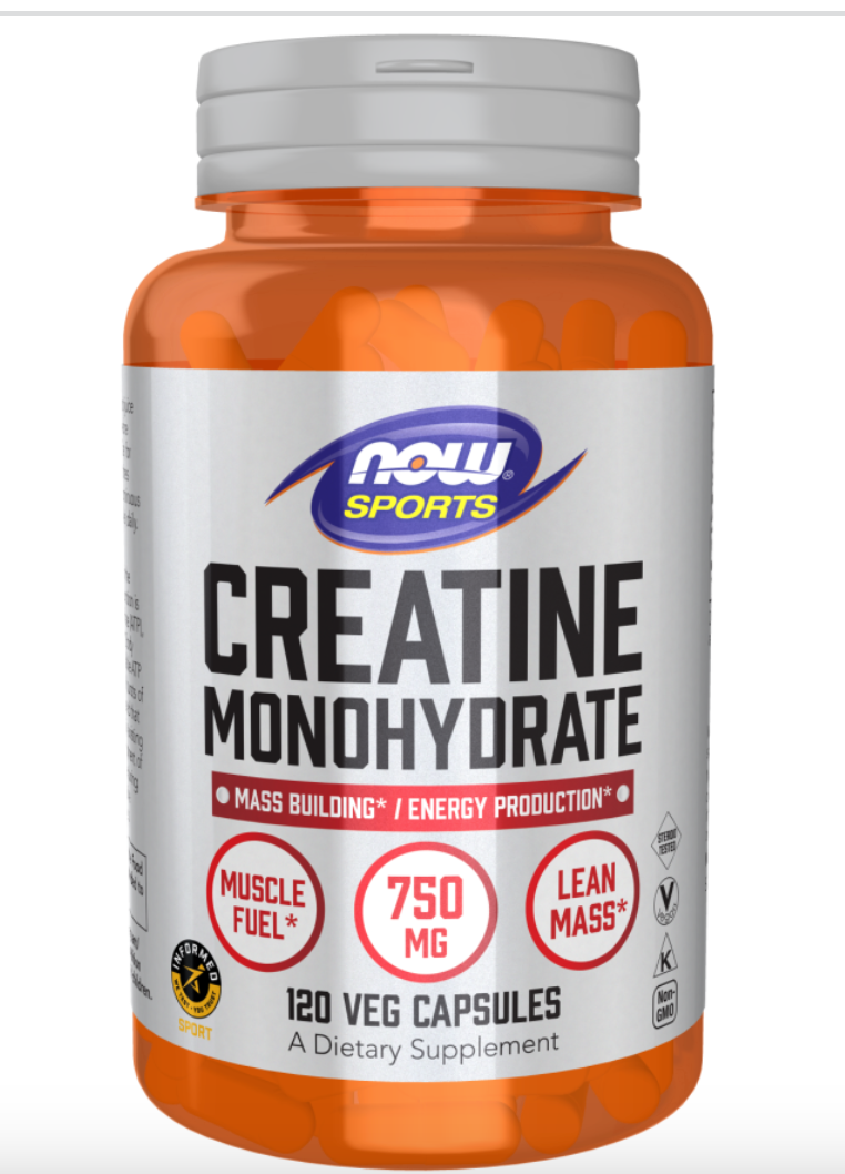 Creatine Monohydrate 750 mg Veg Capsules