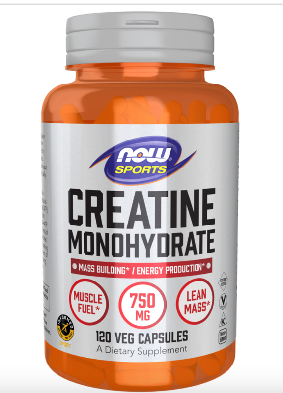 Creatine Monohydrate 750 mg Veg Capsules