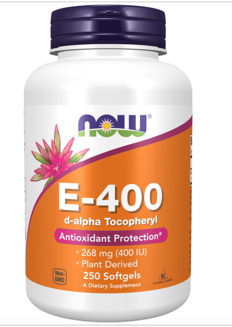 Vitamin E-400 D-Alpha Tocopheryl 250 Softgels