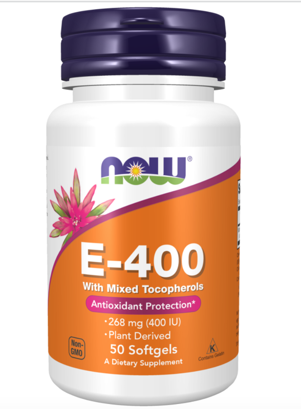 Vitamin E-400 With Mixed Tocopherols - 50 Softgels