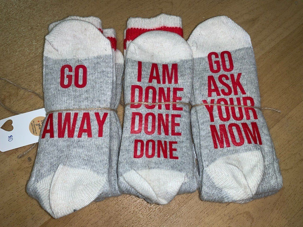 Funny Sayings Socks