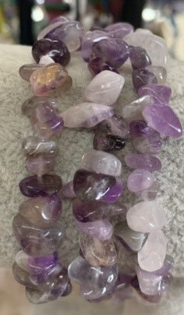 Chip Bracelets  (Assorted Gem Stone)