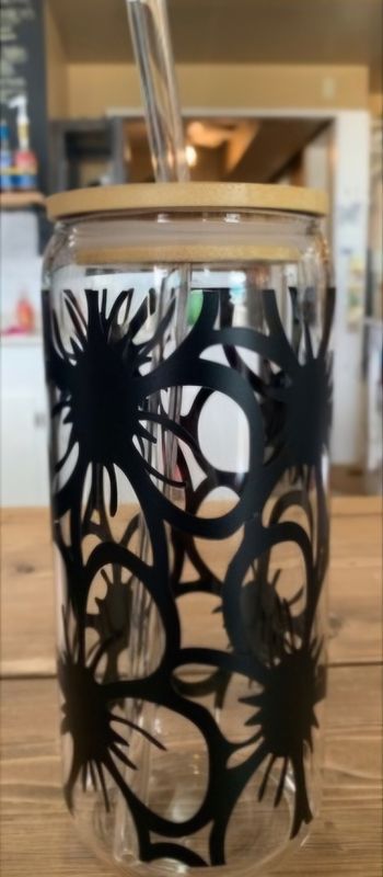 22 OZ Etched Doubled Sided