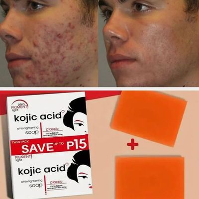 Original Kojie San Skin Lightening Kojic Acid Soap 65g x 2 Bars US SELLER